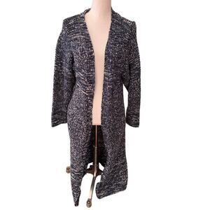 Tommorowland Chunky Knit Long Duster Cardigan Sweater Blue M